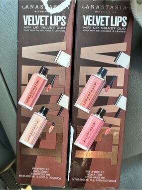 Anastasia Beverly Hills Velvet Lips Mini Duo — x2 sets